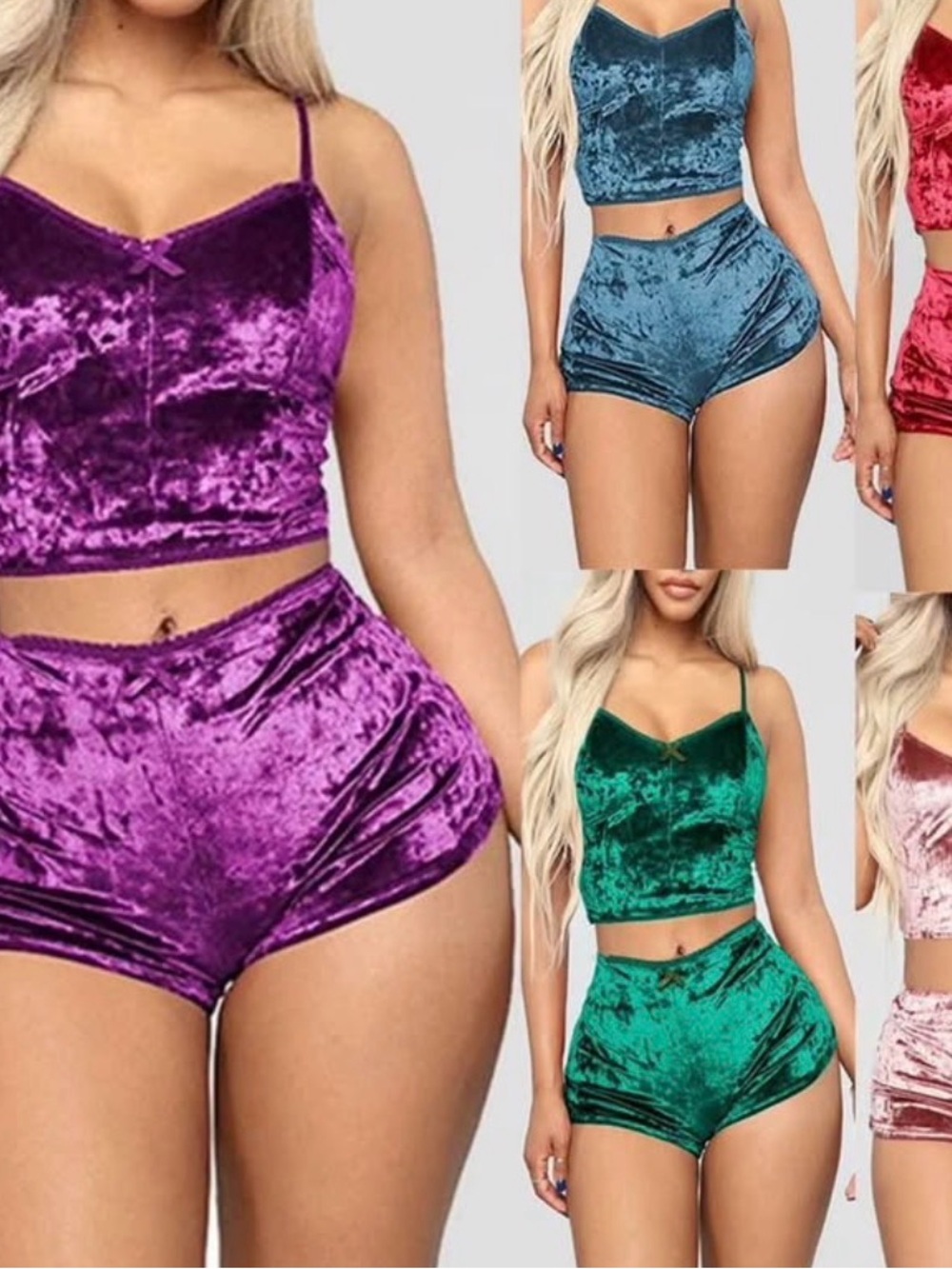 Velvet cozy lingerie